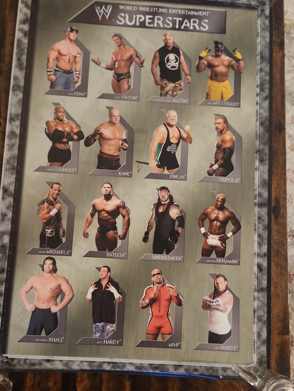 Vintage 2007–2008 WWE Superstars 24*36 poster